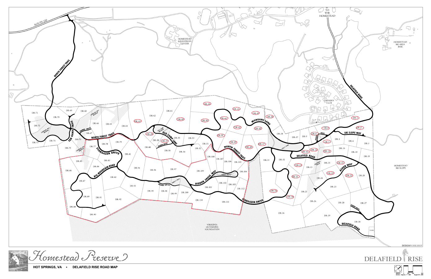 Delafield Rise luxury real estate lots in virginia